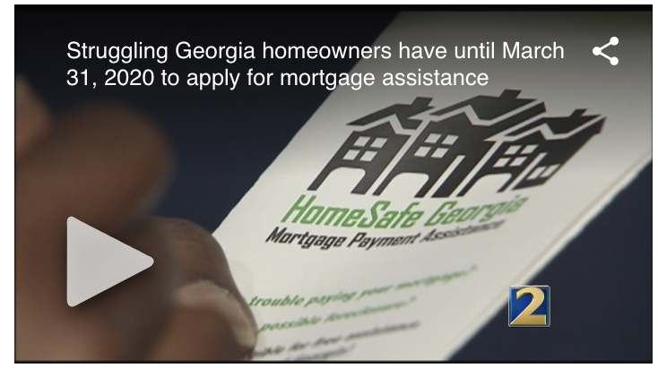 Federal Government is giving over 10 Million Dollars to Georgia Home Owners who are behind on paying their mortgage - DEADLINE MARCH 31, 2020